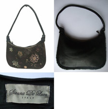 Gorgeous * SIENNA DE LUCA * Festival Boho Hobo Hairon Leather Designer Handbag 