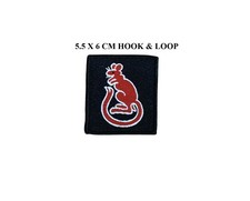7th Armoured Division British Army WW2 Trf Desert Rats Hook & Loop Patch Badge