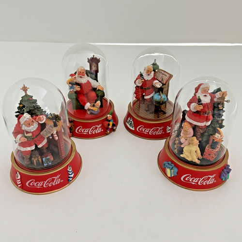 Franklin mint coca cola - coca-cola, santa