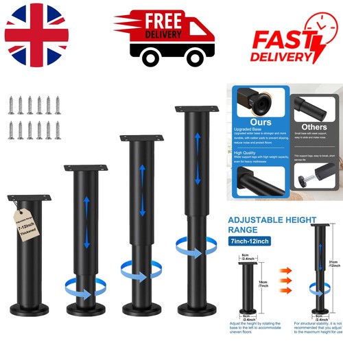 Adjustable bed legs - adjustable,
