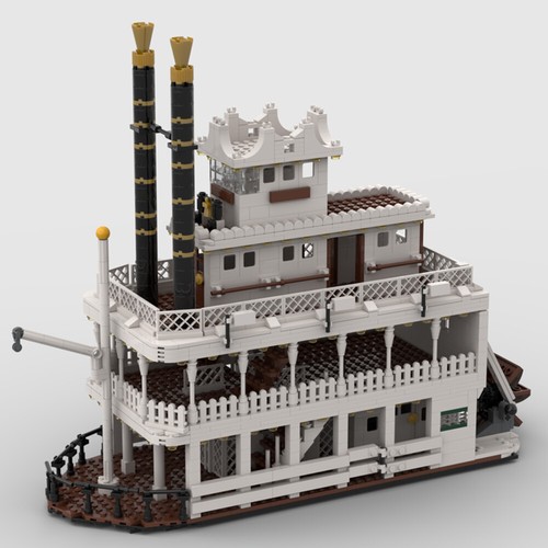 Western paddle steamer - paddle,