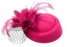 Fascinator Hat Pillbox Flower