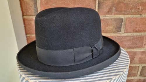 Vintage homburg hat 1950s - hat,