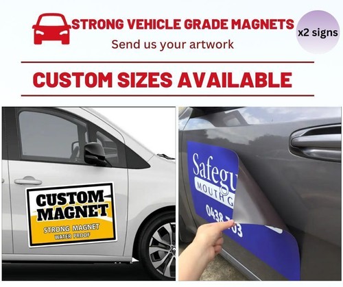 Car vehicle magnetic - magnetic, signs