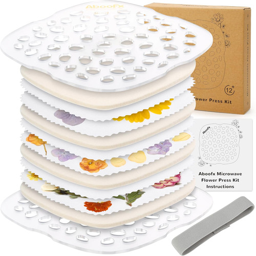 Aboofx microwave flower press - aboofx,