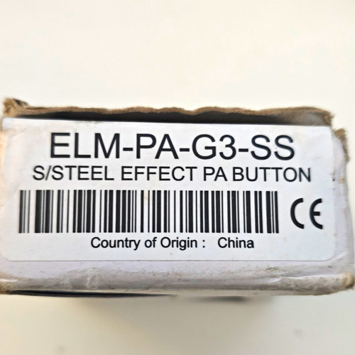 Unused elm ss stainless - unused,