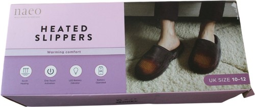 Naeo heated slippers dark - heated,