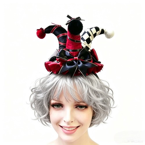 Jester lolita fascinator clown - jester,