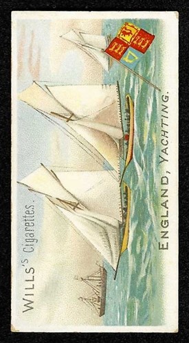 1900 england yachting - 1900, w.d.