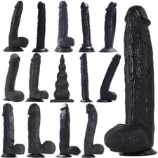 Dildo Sex Toy Suction Cup Realistic 7-8-9+ Inch Real Feel For Women/Men/Couples