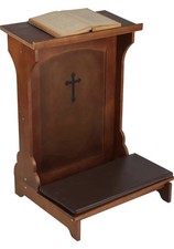 Solid Wood Prayer Bench Stool