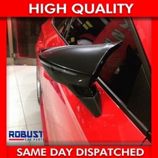 Gloss black mirror cover cap - mirror,
