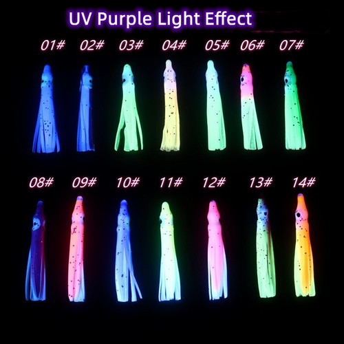 20pcs 4cm luminous octopus - luminous,