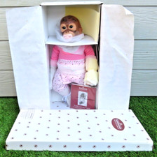 ASHTON DRAKE GALLERIES LEILA'S LOVING TOUCH ORANGUTANG MONKEY BABY GIRL DOLL NEW