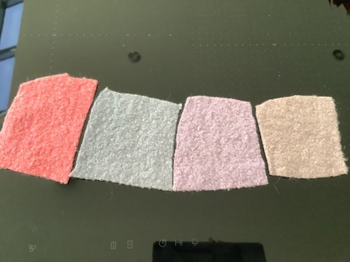 Boiled wool mix fabric - boiled,