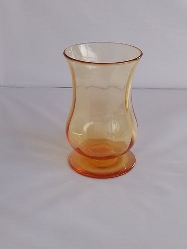 Whitefriars glass vase golden - glass,