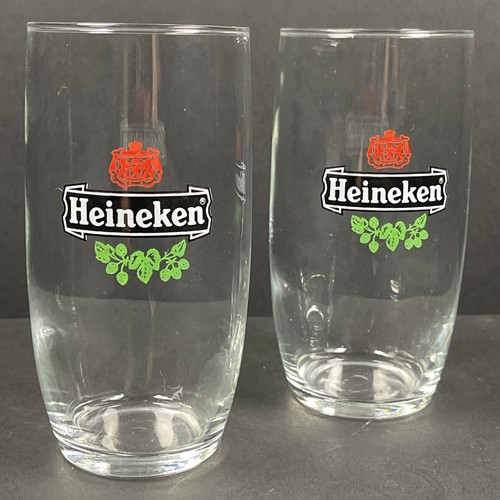 Heineken beer glass half - beer, pint