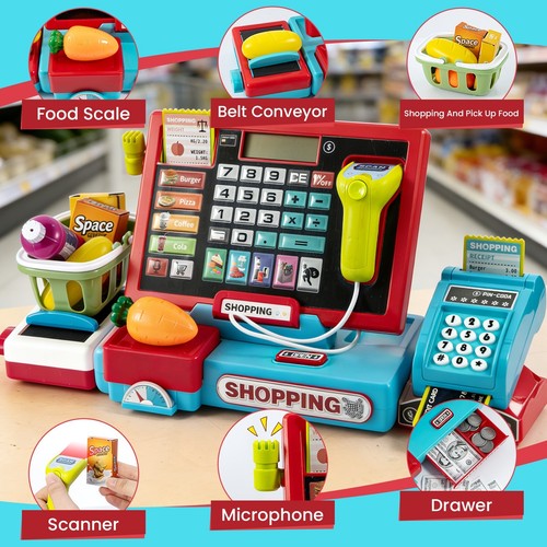 Kids cash register toy - kids, playset