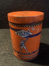 VIGZOL OIL CO GREASE TIN WATER