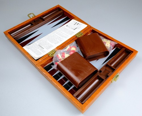 Vintage magnetic backgammon - vintage,