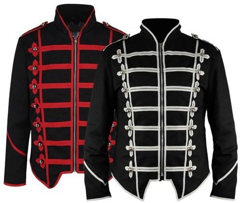 Men goth military parade - goth,