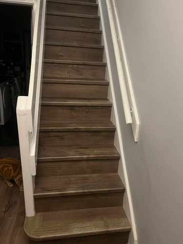 Oak stair cladding step - stair,