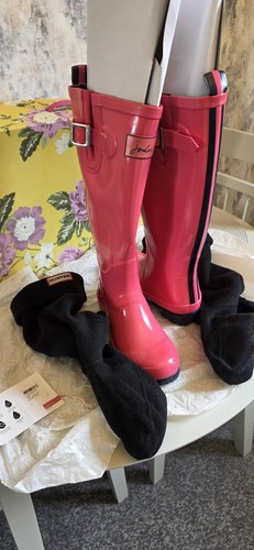 Joules wellington boots - wellington, pink