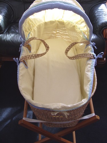 Wicker moses basket hood - wicker,