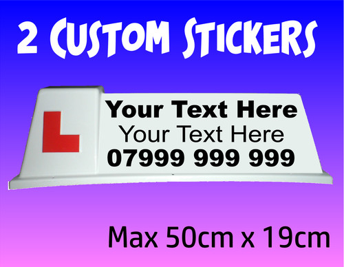 Driving instructor roof box - driving,