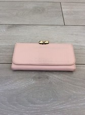 Ted Baker Pink Leather Patent Purse, Used