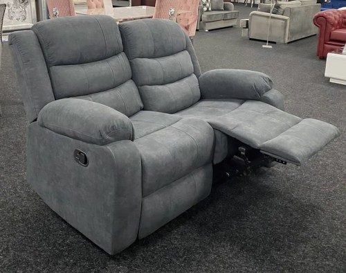 Roma grey fabric recliner - |,