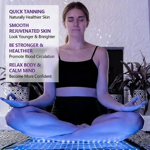 Sunless tanning mat - tanning,