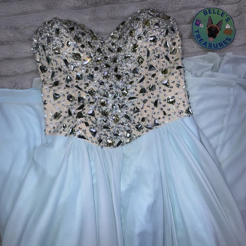 Terani couture strapless - sz,