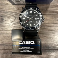 Casio Marlin MDV106-1A Men’s 200M WR Dive Watch Steel - New 2025 Boxed Sealed -