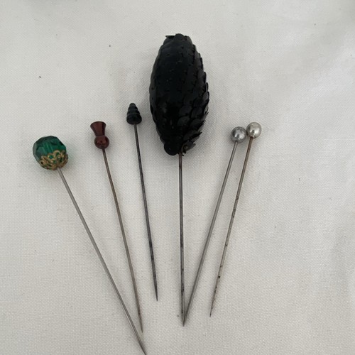 Vintage hatpins stick pins - vintage,