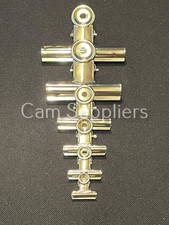 Silver Chrome Metal Grips Bulldog Letter Clip Binder Paper Clamp Holder Office