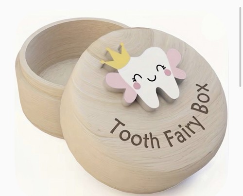 Wooden tooth fairy box - box, cute