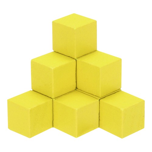 50pcs crafts wooden cube 1cm - 50pcs,