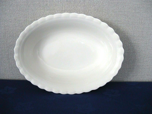 Vintage white serving dish - serving,