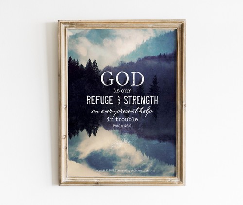 Psalm christian poster - christian,