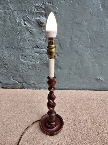 Barley twist table lamp - table,