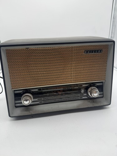 Vintage philips bakelite - bakelite, valve