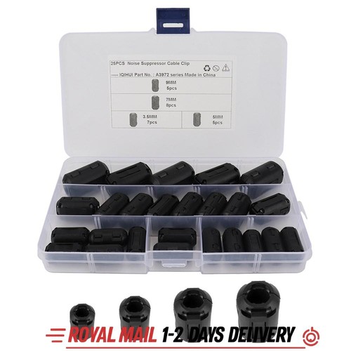 25x clip ferrite ring - ferrite,