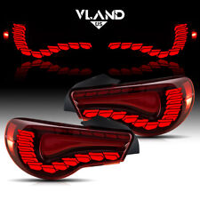 Red LED GTS Rear Lights For Toyota 86 Subaru BRZ 2013-20 Tail Lights W/Animation