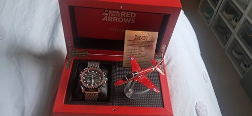 Citizen eco drive raf red - raf,