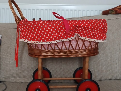 Vintage wooden wicker polka - vintage,