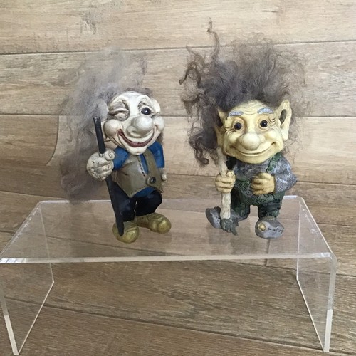 Vintage norwegian trolls - 2x,