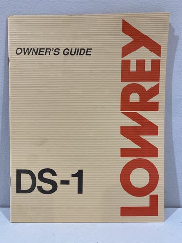Genuine lowrey organ owner - lowrey, owner's