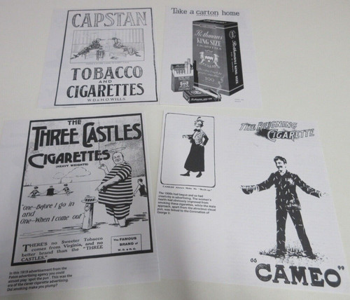 Cigarette advertising reprints - cigarette,