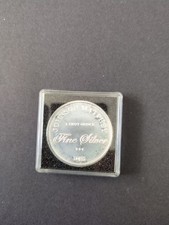 Johnson Matthey 1 Oz 999 Fine Silver Coin In Capsule